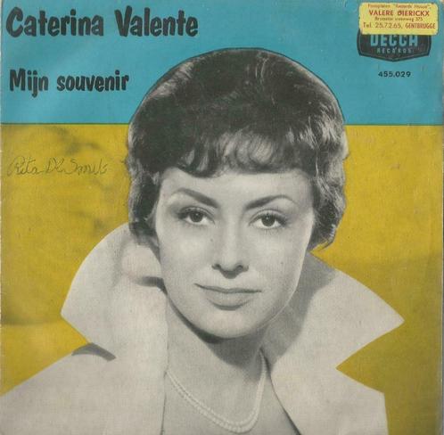 Caterina Valente – Mijn souvenir / Kom, laat ons dansen - EP, CD & DVD, Vinyles Singles, Utilisé, EP, En néerlandais, 7 pouces