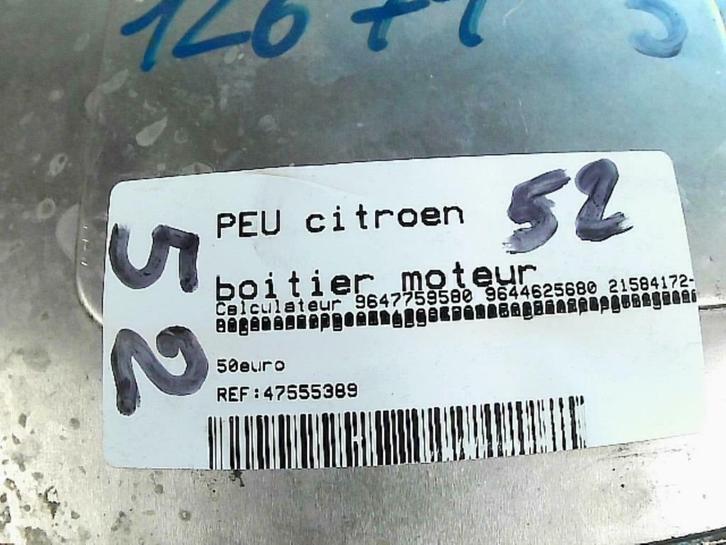 Boitier moteur Peugeot 206 1.4i 55kw 1998-2009 LP/12671 (52), Autos : Pièces & Accessoires, Autres pièces automobiles, Peugeot