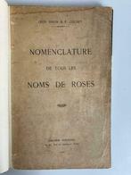 Nomenclature de tous les noms de Roses - Simon & Cochet 1906, Utilisé, Enlèvement ou Envoi
