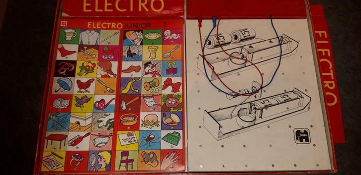 electro spel jumbo vintage jaren 80, Hobby en Vrije tijd, Gezelschapsspellen | Overige, Gebruikt, Een of twee spelers, Ophalen