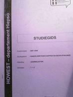 cursus STUDIEGIDS, Boeken, Studieboeken en Cursussen, Ophalen of Verzenden, Zo goed als nieuw, Hogeschool
