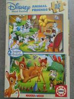 2 houten Disneypuzzels van 25 stukken, Comme neuf, Enlèvement ou Envoi