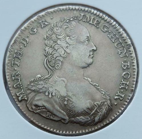 Ducaton 1753 (Antwerpen) Maria Theresia / Mooie kwaliteit !, Postzegels en Munten, Munten | België, Losse munt, Zilver, Zilver