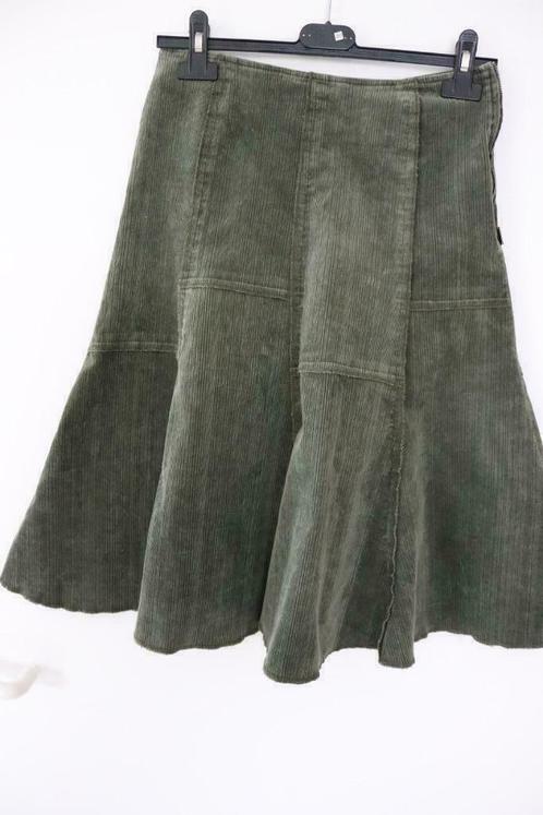 Groene geribt fluwelen rok maat 36, Kleding | Dames, Rokken, Zo goed als nieuw, Maat 36 (S), Groen, Ophalen of Verzenden
