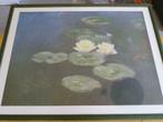 Retrospective Claude Monet -Nymphéas effet du soir 84x64cm, Maison & Meubles, Comme neuf, 75 à 100 cm, Bois, Enlèvement