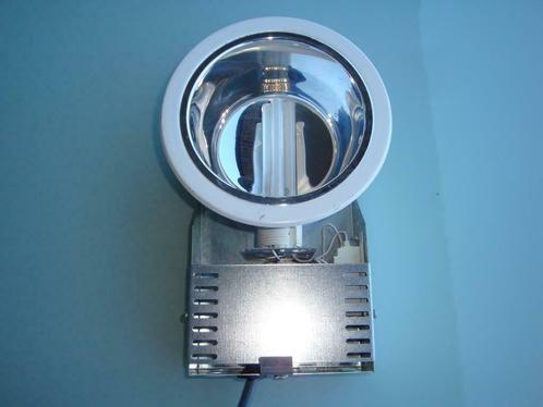 Lumis downlighter met 1 of 2 lampen - inbouwspot - armatuur, Huis en Inrichting, Lampen | Plafondlampen, Gebruikt, Metaal, Ophalen of Verzenden