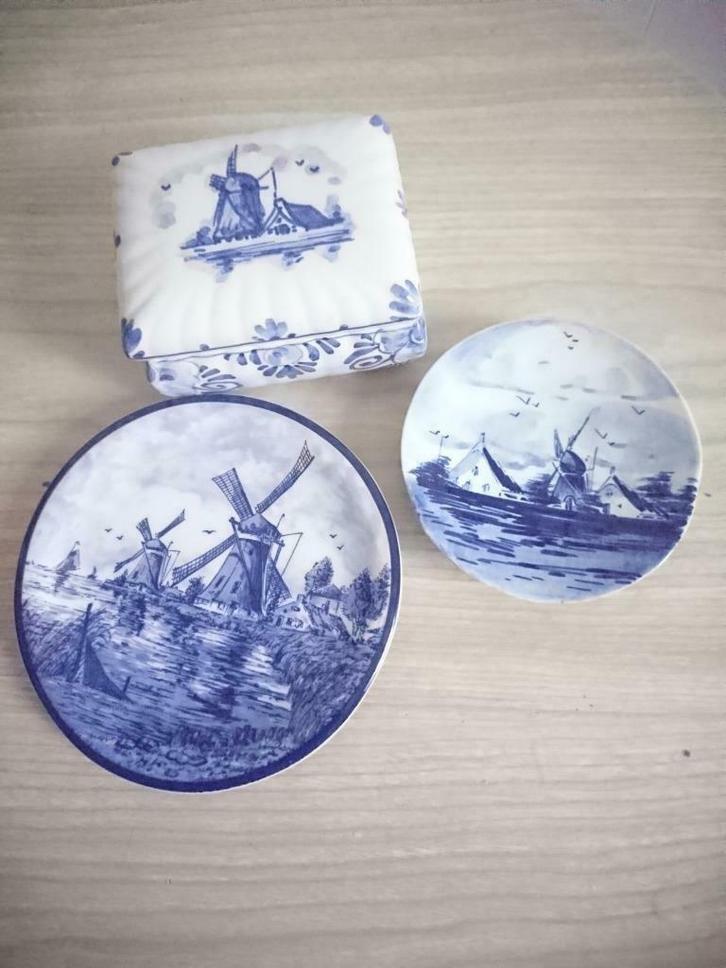 Delft (set van 3), Antiek en Kunst, Antiek | Porselein, Ophalen of Verzenden