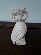 Hibou en pierre, Comme neuf, Statue ou Figurine, Enlèvement ou Envoi, Oiseaux