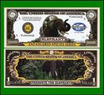 USA 1 Million Dollar Bankbiljet 'Olifant' Endangered - UNC, Envoi, Billets en vrac, Amérique du Nord