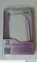 1 Etui en cuir blanc large universel neuf sous blister, Enlèvement ou Envoi, Neuf