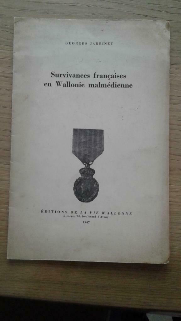 Jardinet : Survivances françaises en Wallonie malmédienne, Boeken, Streekboeken en Streekromans, Gelezen, Ophalen of Verzenden