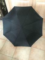 Opvouwbare zwarte paraplu met springveer, Ophalen of Verzenden, Zo goed als nieuw