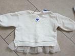 Pull blanc Zara / Taille 6 mois, Comme neuf, Fille, Pull ou Veste, Enlèvement