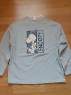 bloes-122/128-lichtblauw+Peanuts-Snoopy tekening-katoen-NIEU, Ophalen, Nieuw, Jongen of Meisje, Shirt of Longsleeve