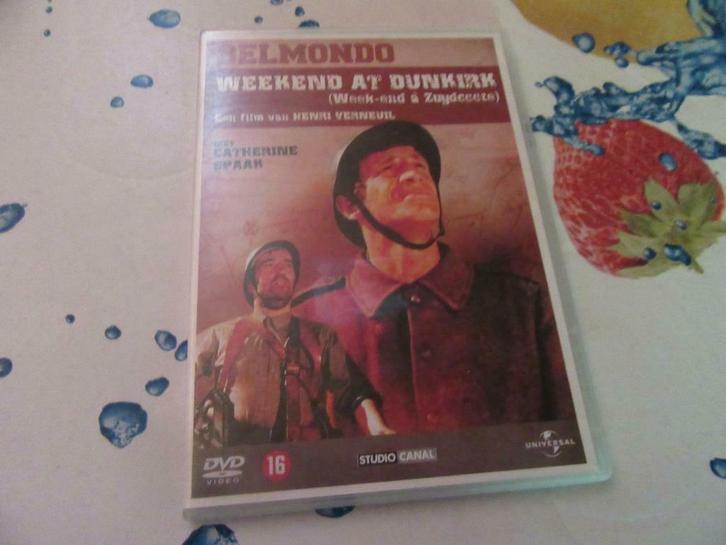 Weekend At Dunkirk met Jean Paul Belmondo, Cd's en Dvd's, Dvd's | Actie, Zo goed als nieuw, Oorlog, Vanaf 16 jaar, Ophalen of Verzenden