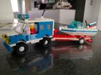 Lego 6698 - RV With Speedboat (1986), Kinderen en Baby's, Speelgoed | Duplo en Lego, Complete set, Gebruikt, Ophalen of Verzenden