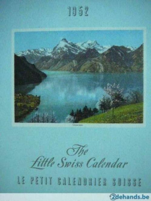 1952 The little Swiss calendar, Divers, Agendas, Neuf, Envoi