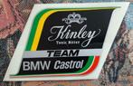 sticker sticker BMW Team Castrol Kinley 1980 zeer goed, Ophalen of Verzenden