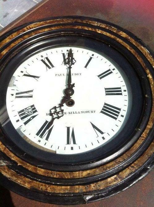 Muurhorloge Paul Baudet/Boulogne-Billancourt, Antiek en Kunst, Antiek | Klokken, Ophalen