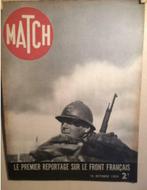 Match (voorouder van Paris-Match) van 19 oktober 1939, Verzamelen, Tijdschriften, Kranten en Knipsels, Ophalen of Verzenden, 1920 tot 1940