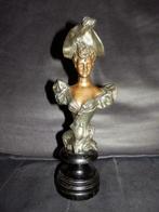 Pedro Rigual (1863-1917) brons beeldje dame antiek, Ophalen of Verzenden