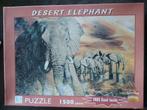 Desert Elephant puzzel - 1500 stuks, Comme neuf, 500 à 1500 pièces, Puzzle, Enlèvement