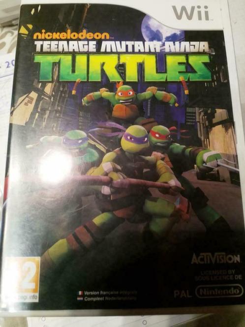 teenage muntant ninja turtles nickelodeon - ook vr Wii U, Games en Spelcomputers, Games | Nintendo Wii, Zo goed als nieuw, Ophalen of Verzenden