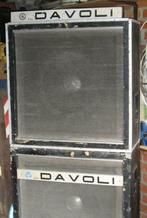 Retro Vintage Klankkasten DAVOLI, Audio, Tv en Foto, Luidsprekerboxen, Overige merken, Overige typen, Gebruikt, 120 watt of meer