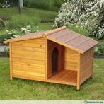 Niche avec terrasse niche chien 2 TAILLES abri chien chat, Animaux & Accessoires, Envoi, Neuf