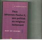 Paus Joannes-Paulus II een politiek en religieus testament b, Livres, Religion & Théologie, Comme neuf, Enlèvement ou Envoi, Judaïsme