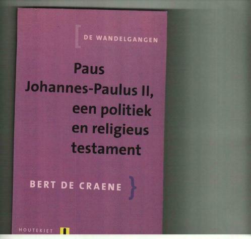 Paus Joannes-Paulus II een politiek en religieus testament b, Livres, Religion & Théologie, Comme neuf, Judaïsme, Enlèvement ou Envoi