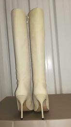 470B*SAN MARINA Htes Bottes Cuir beiges snake ultra sexy P38, Beige, San Marina, Envoi, Neuf