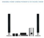 HOME-CINÉMA PIONEER 5.1 XV-DV240 / 360W, TV, Hi-fi & Vidéo, Comme neuf, Système 5.1, Lecteur DVD, 70 watts ou plus