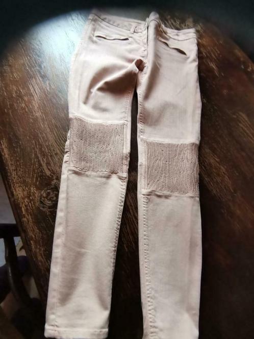 Broek rekbaar 38 kleur nude, Kleding | Dames, Spijkerbroeken en Jeans, Zo goed als nieuw, Ophalen of Verzenden