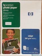 Papier Glacé Photo HP Premium Photo Paper Glossy A4, TV, Hi-fi & Vidéo, Enlèvement ou Envoi, Neuf