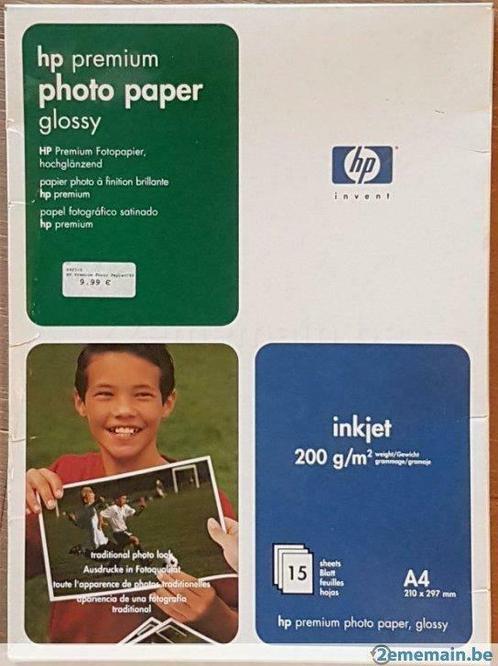 HP Premium Photo Paper, Glanzend A4-fotopapier, Audio, Tv en Foto, Fotografie | Fotopapier, Nieuw, Ophalen of Verzenden