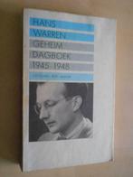 Hans Warren, "Geheim dagboek 1942-1944" et "1945-1948", Livres, Hans Warren, Utilisé, Enlèvement ou Envoi