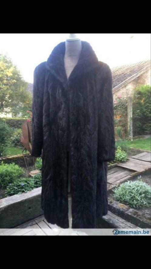 Manteau long vison véritable, Vêtements | Femmes, Vestes | Hiver, Porté