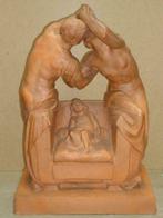 FERNAND GYSEN °1879-1943 terracotta ouderschap beeldengroep, Antiek en Kunst, Ophalen