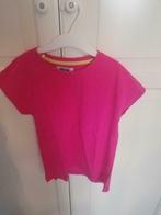 Mooie roze, fuchsia effen T-shirt in maat 122-128, Comme neuf, Fille, Chemise ou À manches longues, Enlèvement ou Envoi