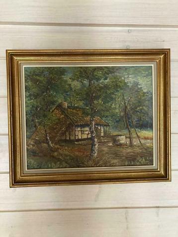 Schilderij ‘ het Kosenhuisje ‘ Genk beschikbaar voor biedingen