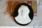 §tête de christ médaillon mural en terre de pipe, Antiquités & Art, Enlèvement