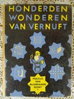 Antiek boek puzzelboek Honderden wonderen van vernuft 1939, Antiek en Kunst, A.P. Van Leeuwen, Ophalen of Verzenden