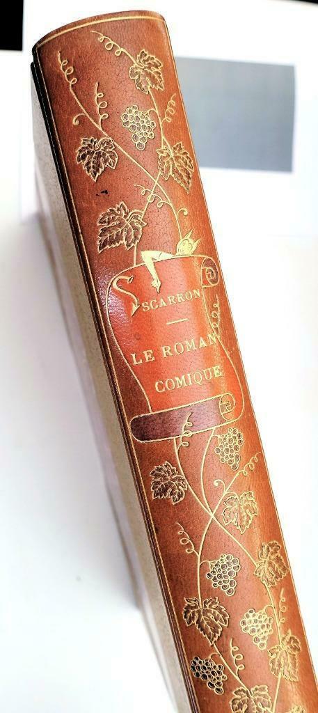 Le Roman Comique 1888 Scarron - Fraaie band M. Ritter duivel, Antiek en Kunst, Antiek | Boeken en Manuscripten, Ophalen of Verzenden