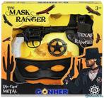 gonher cowboy set met revolver, holster, masker & texas ster, Nieuw, Ophalen of Verzenden
