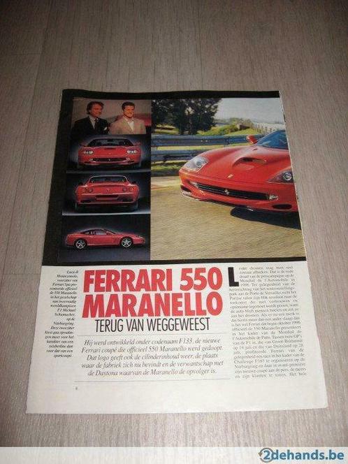 Test Ferrari 550 Maranello Terug van weggeweest Autogids 444, Autos : Divers, Modes d'emploi & Notices d'utilisation