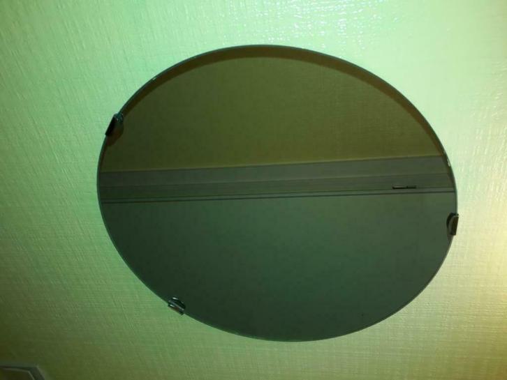 SPIEGEL, Huis en Inrichting, Woonaccessoires | Spiegels, Zo goed als nieuw, Minder dan 50 cm, Minder dan 100 cm, Rond, Ophalen