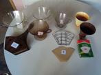 koffiefilterhouder en opbergrekje voor filters, Ophalen of Verzenden, Gebruikt
