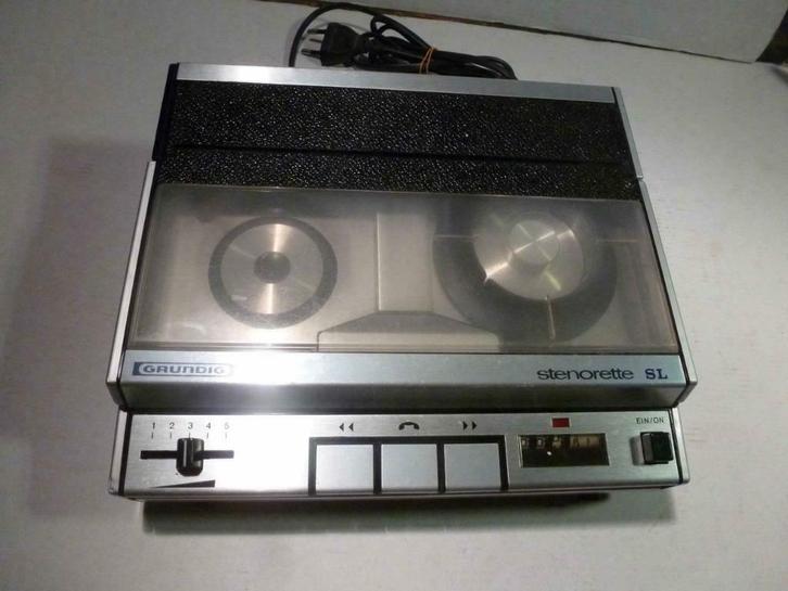 GRUNDIG STENORETTE bandrecorder - SL, Audio, Tv en Foto, Bandrecorder, Bandrecorder, Ophalen of Verzenden