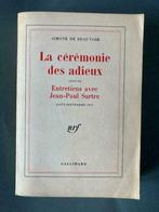 La Cérémonie des Adieux - Simone De Beauvoir, Ophalen of Verzenden